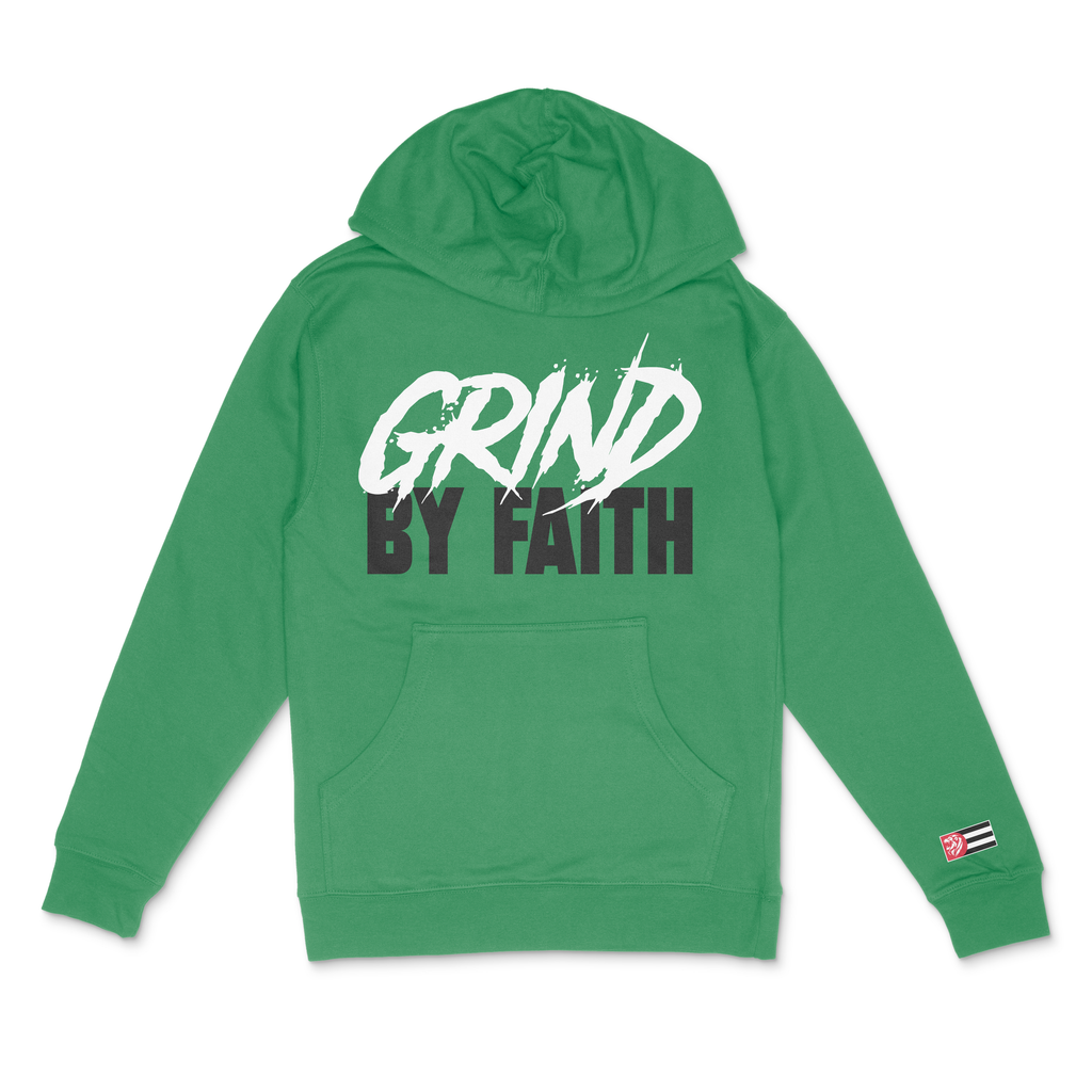 Grind By Faith ALT Hoodie - Kelly Green