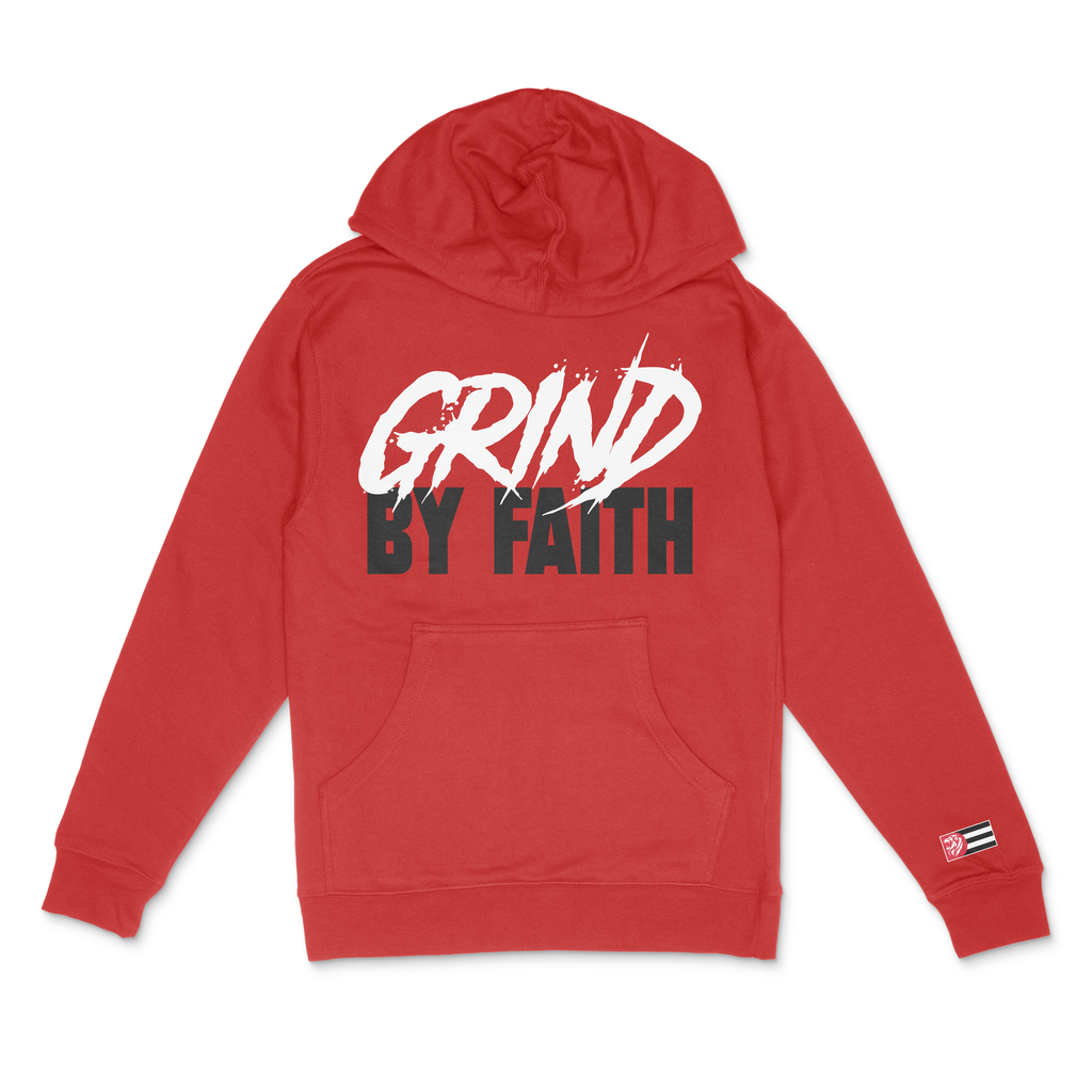 Grind By Faith ALT Hoodie - Red