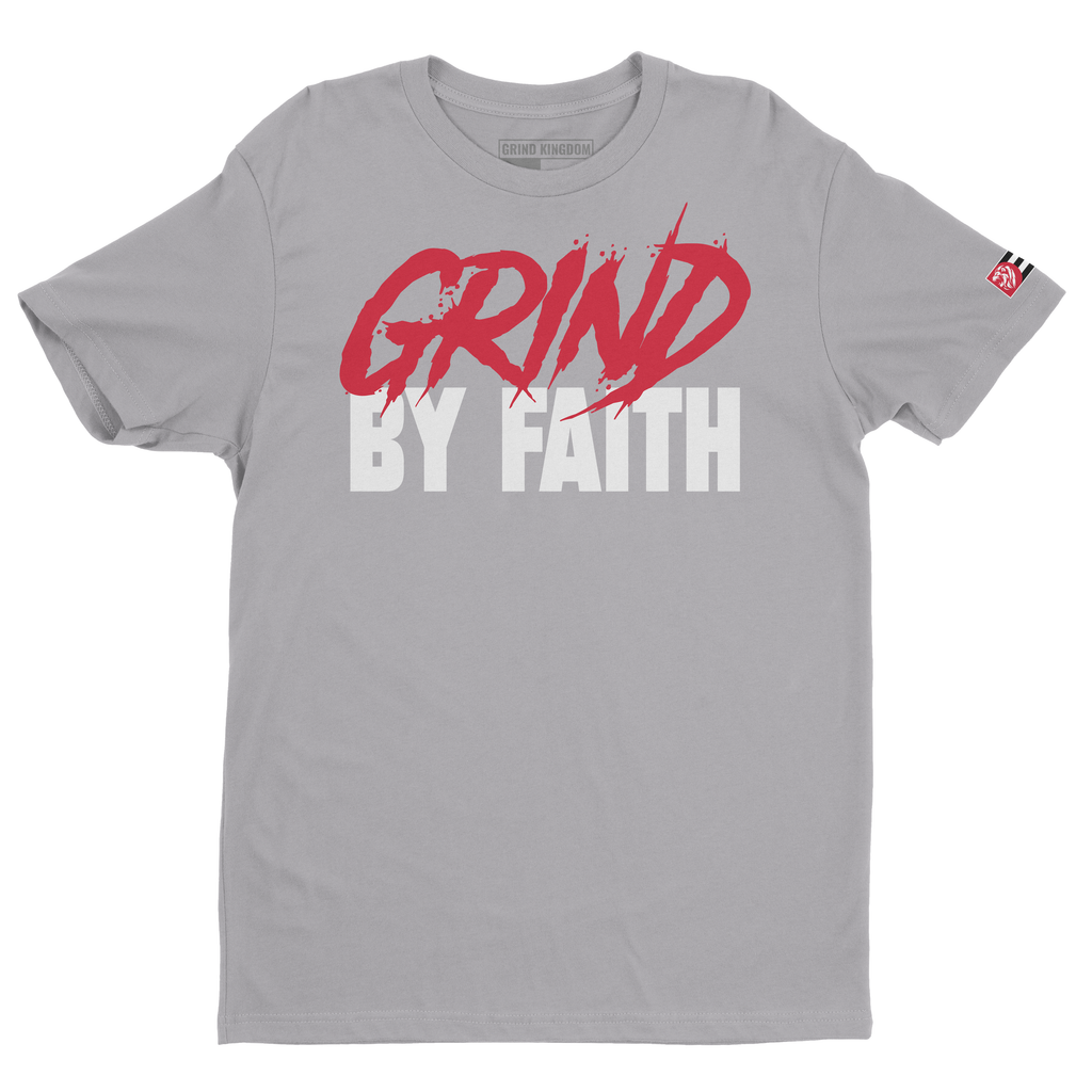 Grind By Faith OG Tee - Gray